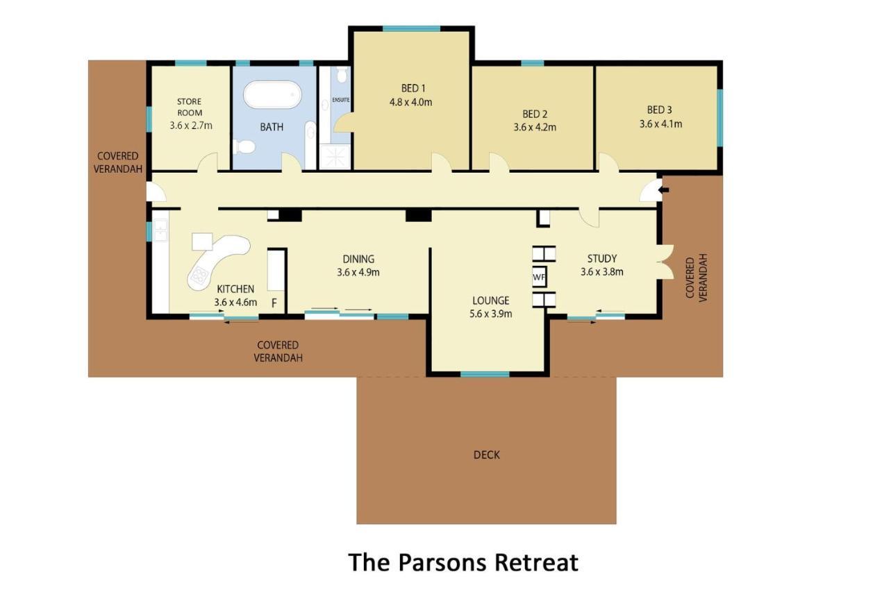 The Parsons Retreat Villa Rothbury Exterior photo